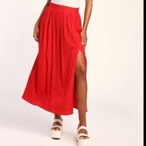 NWT Lulu's Red Women's Skirt